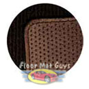 Floor mat nibbed backing